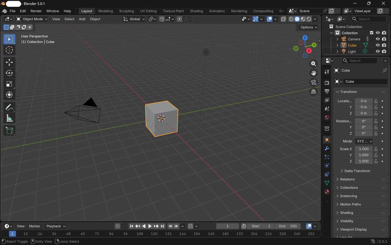 Launch Blender