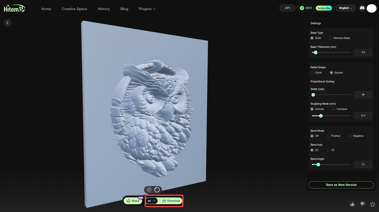 Print-Ready Workflow With Free STL Export