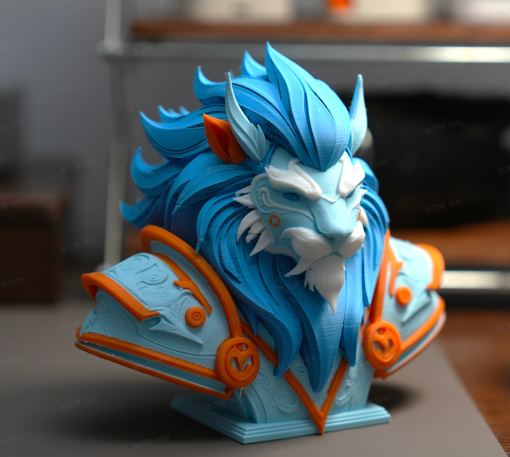 多色3D打印模型怎么分色