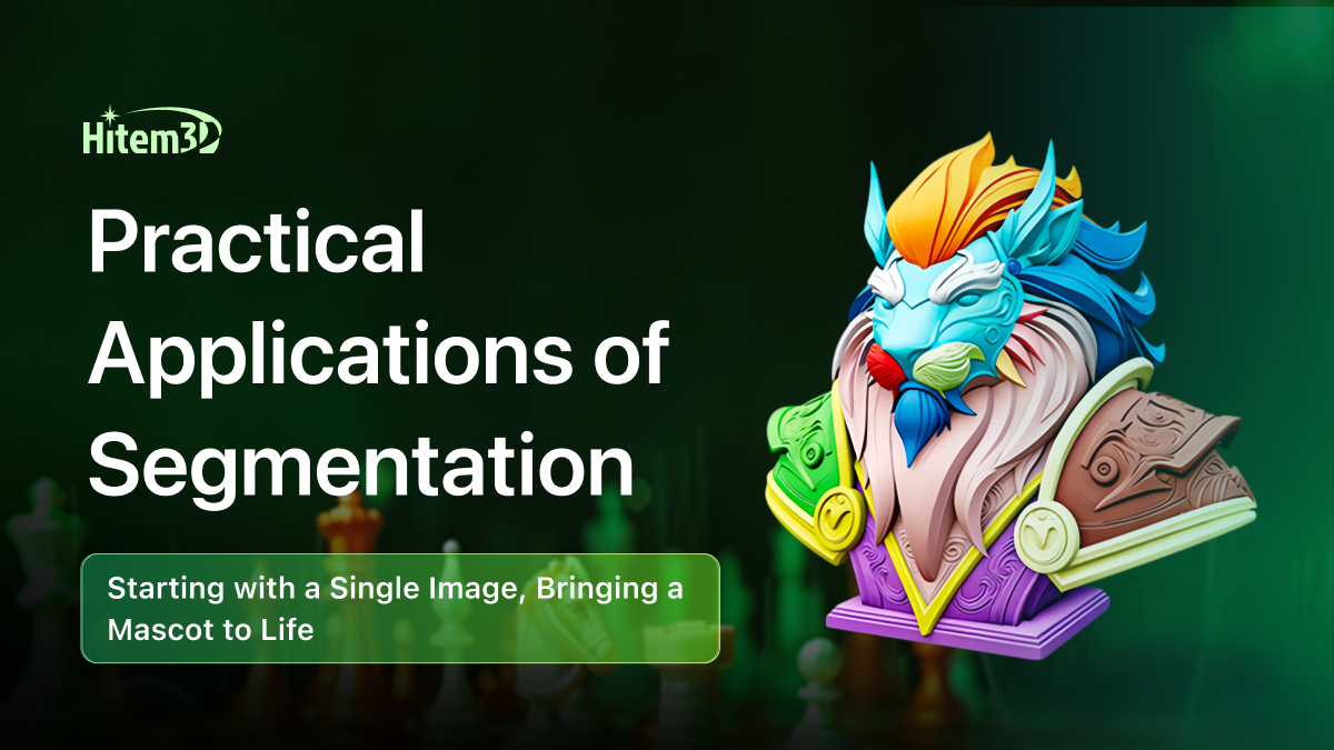 Multi‑color 3D printing case study showing the workflow from a single image to a finished 3D printed model using Hitem3D