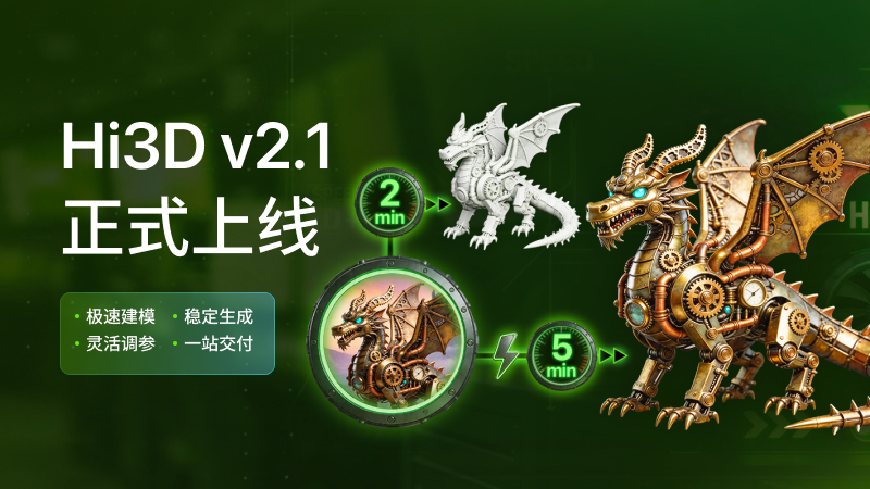 Hi3D v2.1 正式上线