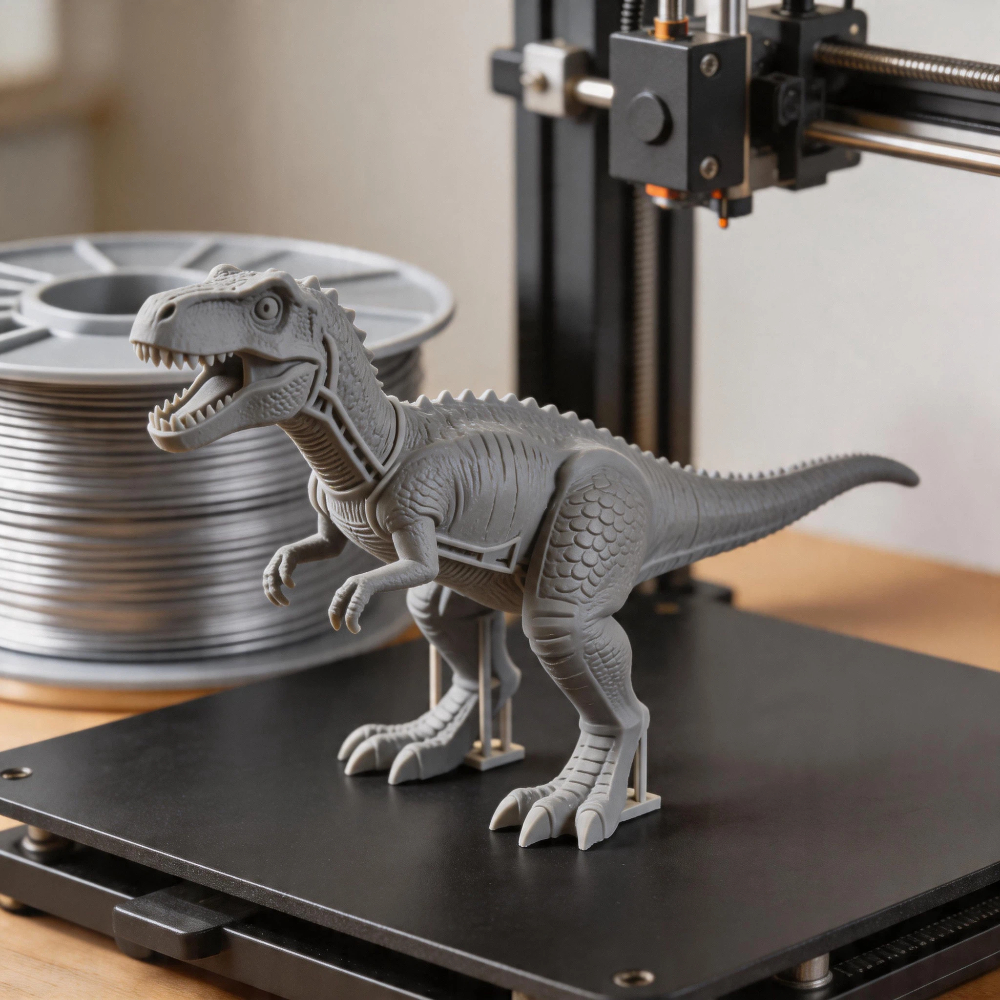 拓竹3D打印恐龙玩具