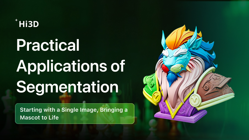 Multi‑color 3D printing case study showing the workflow from a single image to a finished 3D printed model using Hitem3D